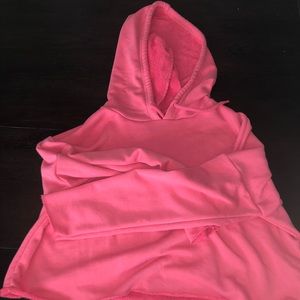 Cropped Pink Hoodie